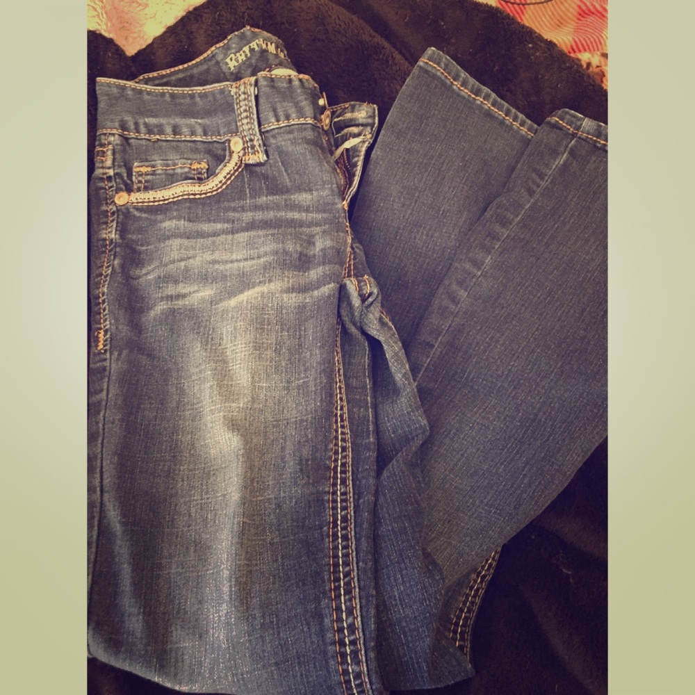 Rhythm in Blues dark denim jeans